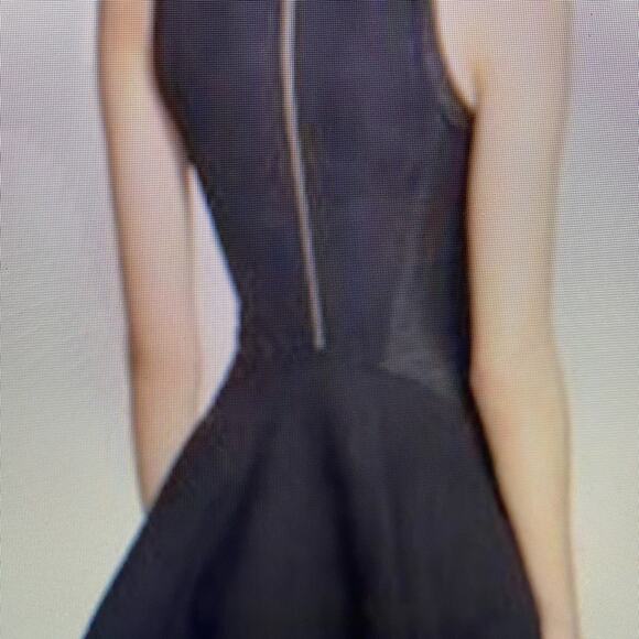 Ted Baker crewneck black mini dress Jimena 2 Fit and flare - Picture 2 of 8